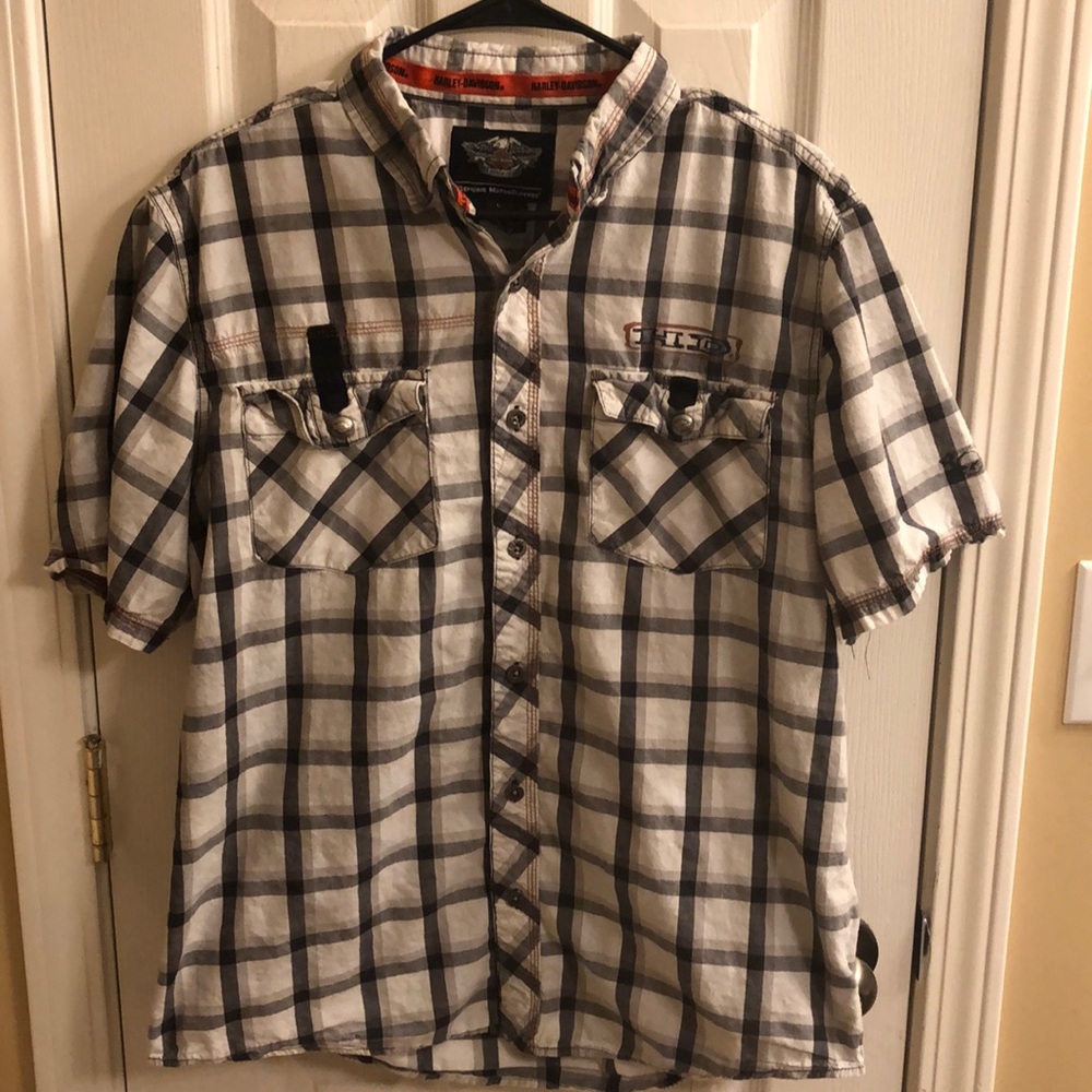 Harley-Davidson men’s button up shirt